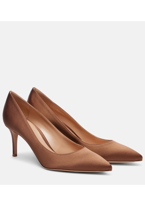 Gianvito Rossi Gianvito 70 crepe satin pumps