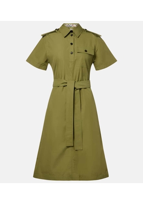 Burberry Belted cotton shirt dress