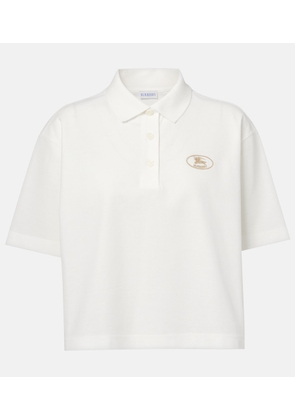 Burberry Logo cotton polo shirt