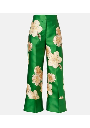 Alemais Sage floral straight pants