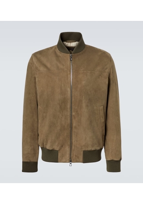 Loro Piana Ivy leather bomber jacket