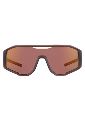 Dita LANCIER Polarized Brown Shield Unisex Sunglasses LSA-718 01 129