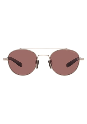 Dita LANCIER Polarized Brown Round Unisex Sunglasses LSA-103 03 50