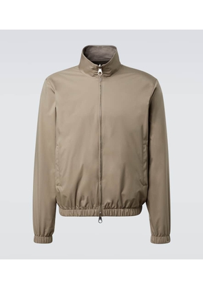 Loro Piana Reversible cashmere-trimmed bomber jacket