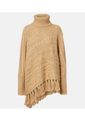 Goldbergh Asymmetric turtleneck wool-blend sweater