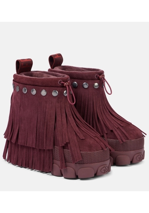 Goldbergh Vergara fringed suede snow boots
