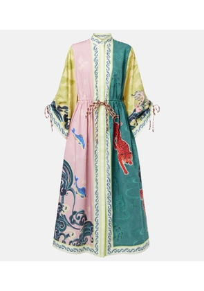 Alemais Rochester printed cotton shirt dress