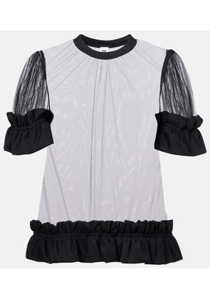 Noir Kei Ninomiya Sheer tulle top