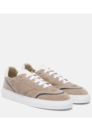 Brunello Cucinelli Monili suede sneakers