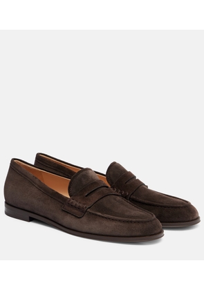 Gianvito Rossi Georgie suede driving shoes