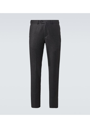 Loro Piana Carlo wool and cashmere straight pants