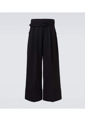 Simone Rocha Belted high-rise wide-leg pants