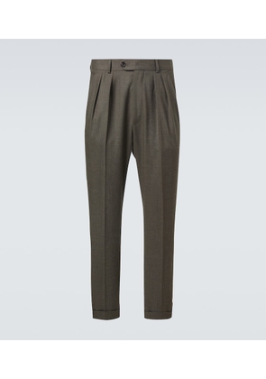Loro Piana Stafford virgin wool straight pants