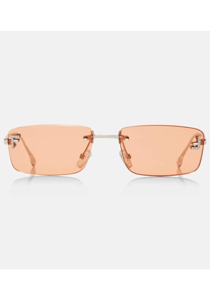 Fendi Fendi First Crystal rectangular sunglasses