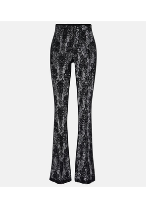 Norma Kamali Lace flared pants