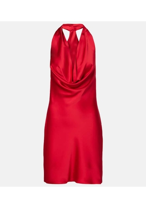 Norma Kamali Satin minidress