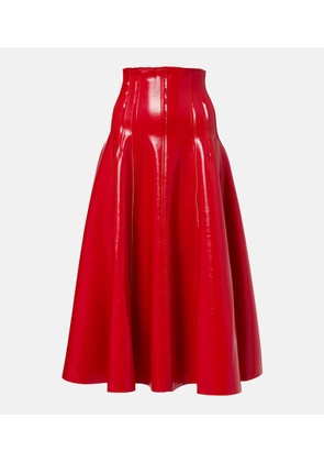Norma Kamali Pleated midi skirt