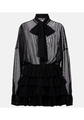 Norma Kamali Ruffled minidress