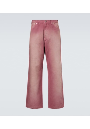Auralee Faded wide-leg jeans