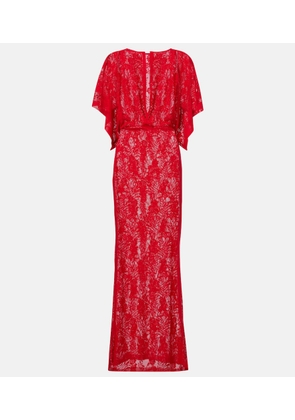 Norma Kamali Obie lace gown