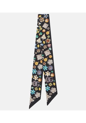 Dolce&Gabbana Silk twill scarf