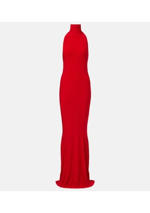Norma Kamali Halterneck gown