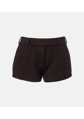 Lisa Yang Low-rise cashmere shorts