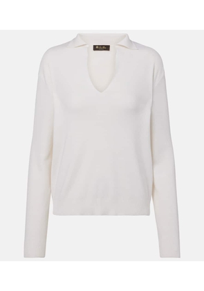 Loro Piana Silk and cotton polo sweater