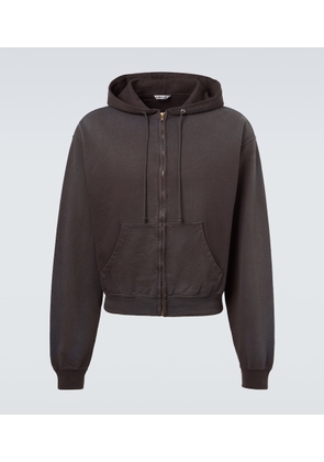 Auralee Cotton jersey hoodie