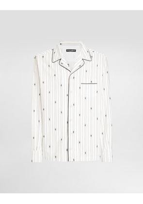 Dolce & Gabbana Vanity Shirt With Logo - Man Shirts Multi-colored 39