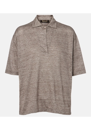 Loro Piana Gargano linen polo shirt