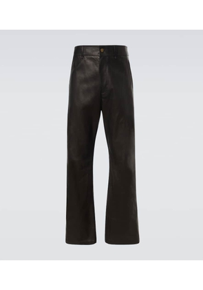 Fear of God Leather wide-leg pants