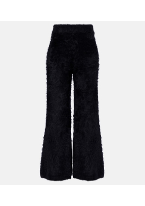 Lisa Yang Ellery brushed cashmere flared pants