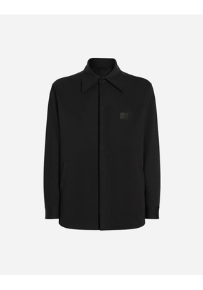 Dolce & Gabbana Technical Fabric Shirt With Tag - Man Coats And Jackets Black 54