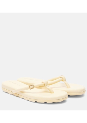 Gianvito Rossi Fiji leather thong sandals