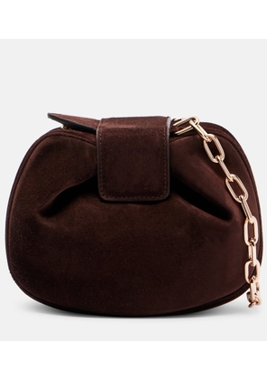 Gabriela Hearst Soft Demi suede clutch