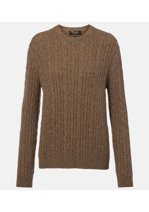 Loro Piana Cable-knit cashmere sweater