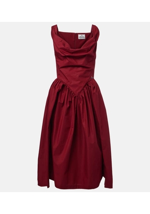 Vivienne Westwood Sunday draped cotton bustier dress