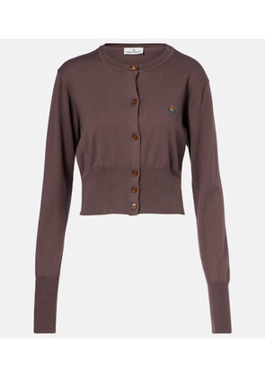 Vivienne Westwood Orb cotton and cashmere cardigan