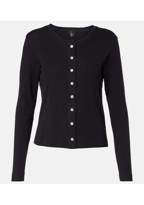 Leset Pointelle cotton cardigan