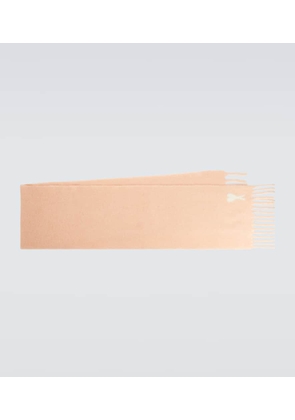 Ami Paris Ami de Cour alpaca and wool-blend scarf