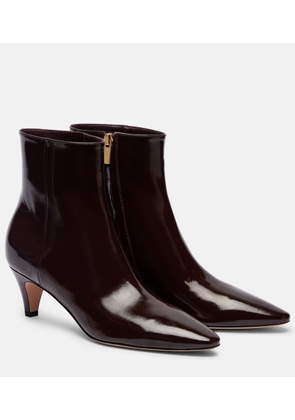 Gianvito Rossi 55 patent leather ankle boots