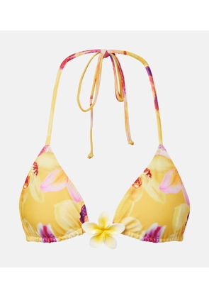 Same Island floral bikini top