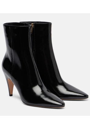 Gianvito Rossi Amelia 85 patent leather ankle boots