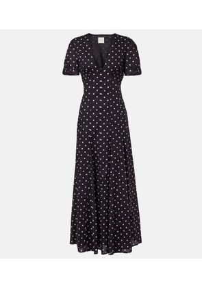 Posse Paloma polka-dot maxi dress