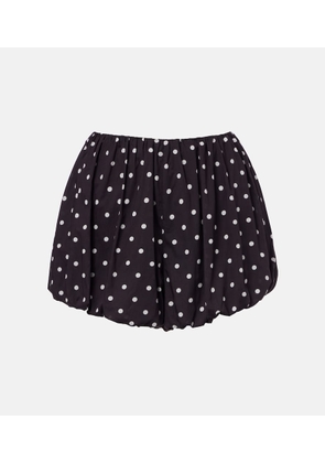 Posse Aurelia polka-dot shorts