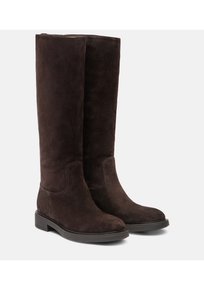 Gianvito Rossi Ascott suede knee-high boots