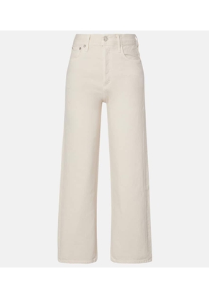 Agolde Ren cropped high-rise wide-leg jeans