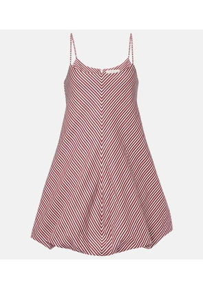 Faithfull Aniela striped cotton minidress
