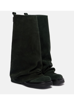 The Attico Robin leather combat boots